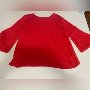 Van Heusen women’s red top size XL